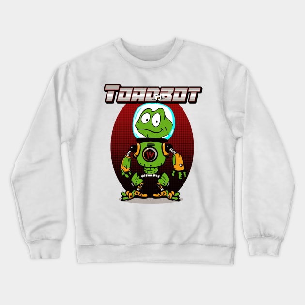 Robot Toad Crewneck Sweatshirt by King Stone Designs